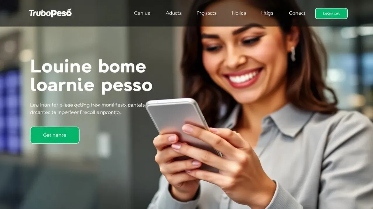 App TurboPeso en pantalla de celular